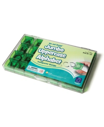 Educational Insights See And Stamp - Transparent Jumbo Uppercase Alphabet Stamps In No Color