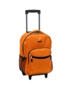 Rockland 17" Rolling Backpack In Orange