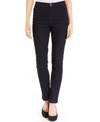 STYLE & CO PETITE TUMMY-CONTROL SLIM-LEG JEANS, PETITE & PETITE SHORT, CREATED FOR MACY'S