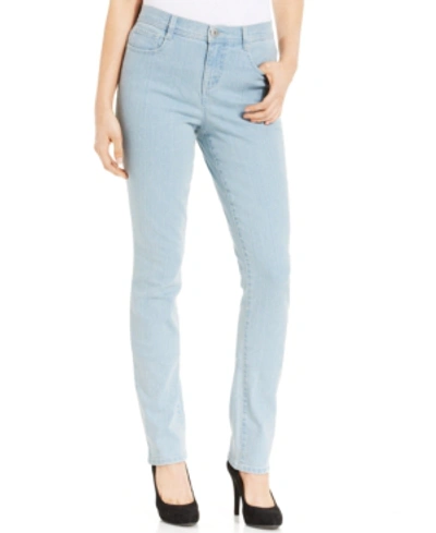 Style & Co Petite Slim-leg Jeans, Created For Macy's In Blue