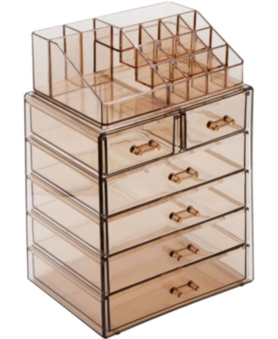 SORBUS COSMETIC MAKEUP AND JEWELRY STORAGE CASE