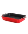 GIBSON DENHOFF 10" NON-STICK RIBBED CASSEROLE