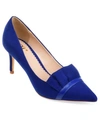 Journee Collection Womens Marek Heeled Pump In Blue