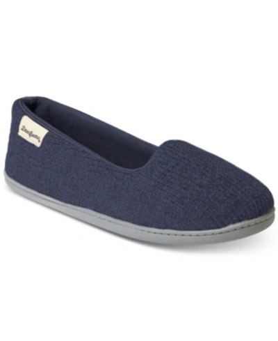 Dearfoams Women's Rebecca Chenille Closed Back Slipper, Online Only In Peacoat