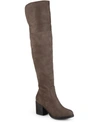 Journee Collection Journee Sana Over-the-knee Boot In Taupe