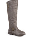 Journee Collection Women's Spokane Studded Boot In Taupe