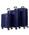American Green Travel Denali S. 3-pc. Anti-theft Hardside Luggage Set In Navy