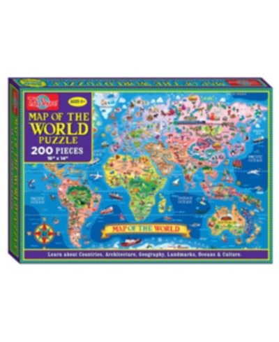 T.s. Shure Map Of The World Jigsaw Puzzle, 200-piece