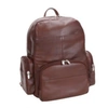Mcklein Cumberland 15" Dual Compartment Laptop Backpack In Brown