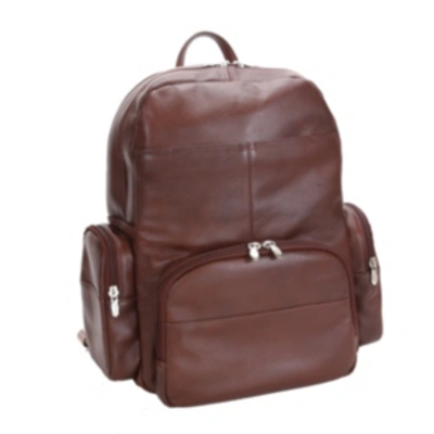 Mcklein Cumberland 15" Dual Compartment Laptop Backpack In Brown
