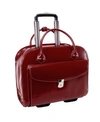 MCKLEIN GRANVILLE, 15" WHEELED LADIES LAPTOP BRIEFCASE