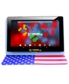 LINSAY 10.1" 1280 X 800 IPS SCREEN QUAD CORE 2GB RAM TABLET 32GB ANDROID 10 WITH USA STYLE LEATHER CASE