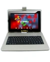 LINSAY 10.1" 1280X800 IPS SCREEN QUAD CORE 2GB RAM TABLET 32GB ANDROID 10 WITH SILVER KEYBOARD