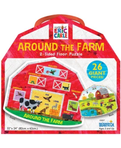 Briarpatch The World Of Eric Carle - Around The Farm 2-sided Floor Puzzle - 26 Pieces In No Color