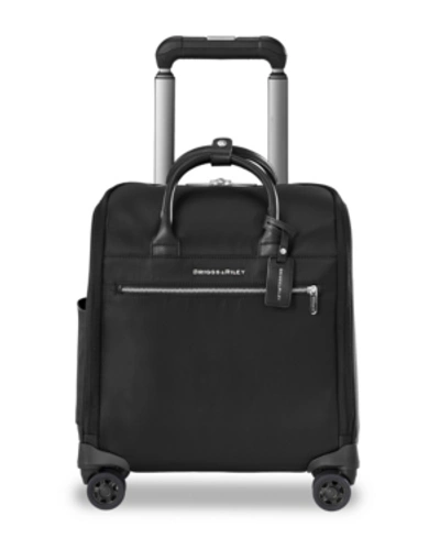 Briggs & Riley Rhapsody Widemouth Cabin Spinner Suitcase In Black