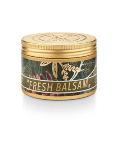 Illume Tried & True By  Fresh Balsam Small Tin Candle In Gold Tin