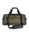 Briggs & Riley Zdx Large Coated Woven Duffel Bag In Dark Green