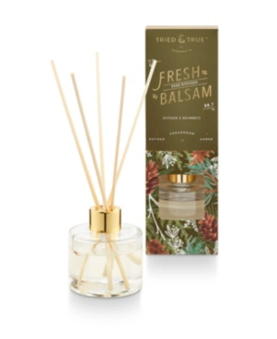 Illume Tried & True By  Fresh Balsam Diffuser In Clear Glass Diffuser