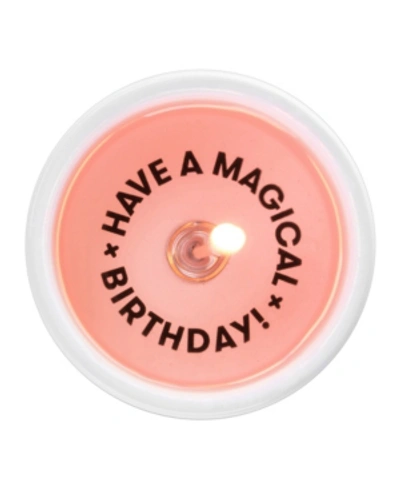 54 Degrees Celsius Secret Message Candle - Have A Magical Birthday! In Pink