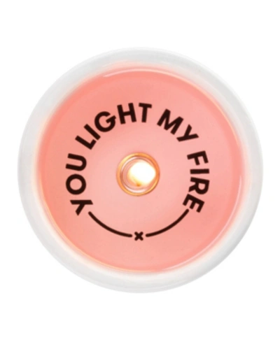 54 Degrees Celsius Secret Message Candle - You Light My Fire In Pink