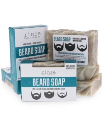 Rinse Bath & Body Co. Beard Soap Bar In White