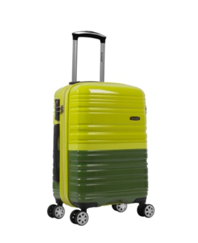 Rockland Melbourne 20" Hardside Carry-on Spinner In Green