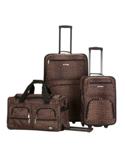 Rockland 3-pc. Softside Luggage Set In Multi