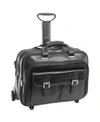 Mcklein Siamod Ceresola Checkpoint-friendly Detachable -wheeled Laptop Briefcase In Black