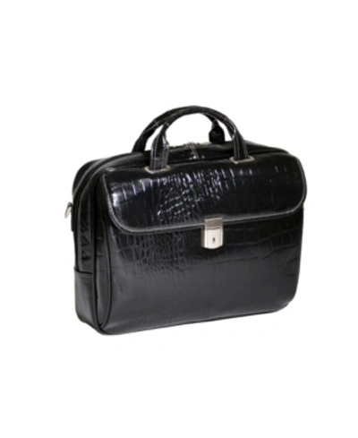 Mcklein Siamod Servano Tablet Briefcase In Black