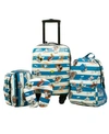 Travelers Club Kid's Hard Side Carry-on Spinner 5 Piece Luggage Set In Dog