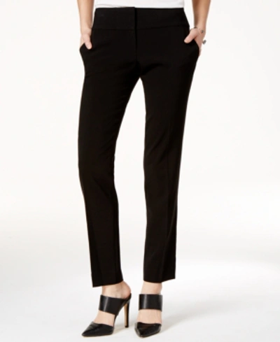 Bcx Juniors' Straight-leg Trouser Pants In Black