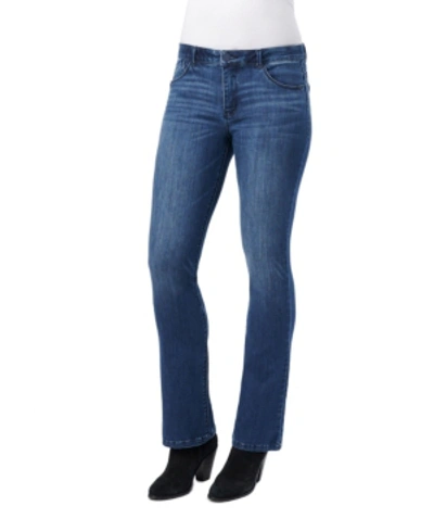 Democracy Ab Solution Itty Bitty Mid Rise Boot Jeans In Blue