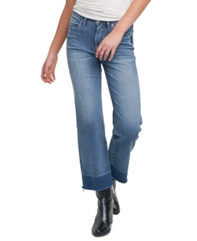 Silver Jeans Co. Lanark Crop Wide-leg Jeans In Indigo