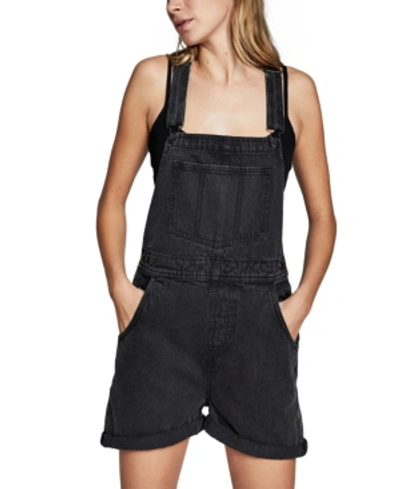 Cotton On Denim Overall In Black