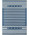 Erin Gates Thompson Tho-1 Billings Denim 2'3" X 8' Runner Area Rug In Denim