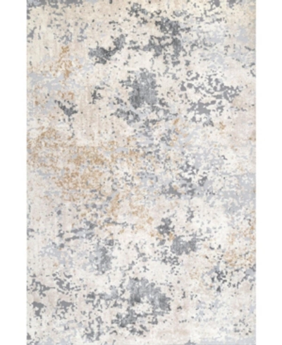 Nuloom Terra Contemporary Motto Abstract Beige 8' X 10' Area Rug In Tan/beige