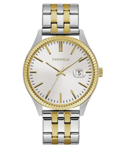 Caravelle Designed By Bulova Men's Two-tone Stainless Steel Bracelet Watch 41mm Women's Shoes In No Color