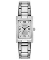 CARAVELLE DESIGNED BY BULOVA WOMEN'S STAINLESS STEEL BRACELET WATCH 21X33MM