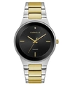 Caravelle Designed By Bulova Men's Diamond-accent Two-tone Stainless Steel Bracelet Watch 40mm Women's Shoes In No Color