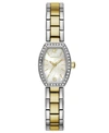 CARAVELLE DESIGNED BY BULOVA WOMEN'S TWO-TONE STAINLESS STEEL BRACELET WATCH 18X24MM