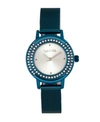 Sophie And Freda Quartz Cambridge Alloy Watches 28mm In Blue / Silver