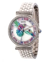 Bertha Quartz Emily Collection Silver Stainless Steel Watch 37mm In Silver