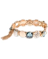 Lonna & Lilly Gold-tone Multi-crystal Link Bracelet In Gold