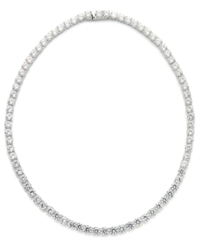 Eliot Danori Cubic Zirconia And Crystal Classic Necklace (29 Ct. T.w.) Necklace, Created For Macy's