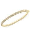 ELIOT DANORI BRACELET, SILVER-TONE CRYSTAL BANGLE, CREATED FOR MACY'S