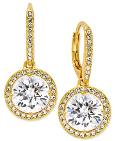 Eliot Danori Crystal Drop Earrings, Created For Macy's In Gold