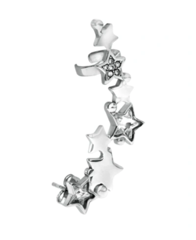 Rhona Sutton Bodifine Stainless Steel Star Ear Cuff In Silver