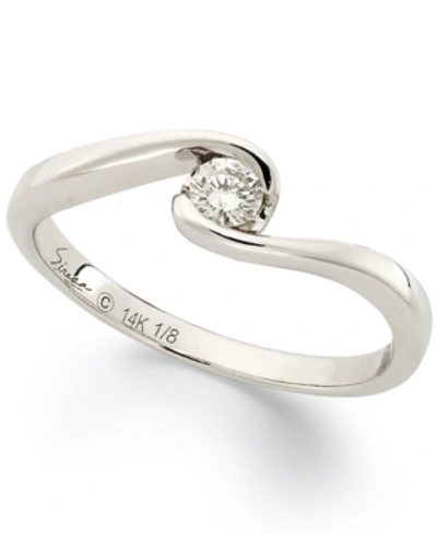Sirena Diamond Engagement Ring In 14k White Gold (1/5 Ct. T.w.)