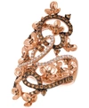 Le Vian Crazy Collection Diamond Fancy Scroll Floral Ring (1-1/6 Ct. T.w.) In 14k Rose, Yellow Or White Gold In Rose Gold