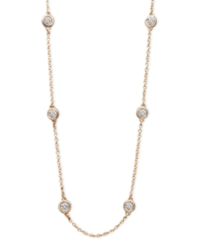 Effy Collection Trio By Effy Diamond Seven Station Necklace 16-18" (1/2 Ct. T.w.) In 14k White, Yellow Or Rose Gold